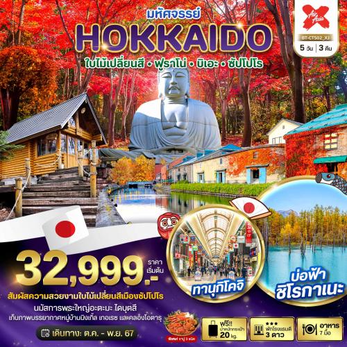 มหัศจรรย์...HOKKAIDO ใบไม้เปลี่ยนสี ฟูราโน่ บิเอะ ซัปโปโร 5 วัน 3 คืน